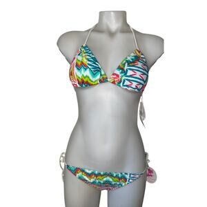 Island Soul Multicolor Bikini – Size S – New with Tags